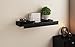 Fasthomegoods WALLNITURE Wall Mountable Floating Shelf with Drawer Black