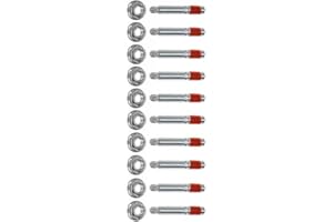 APDTY 113017 Exhaust Manifold Stud, Bolt, & Nut Set Pack Of 10