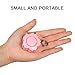 Enyee Personal Alarm 120dB Siren SOS Device Self Defense Emergency Safety Alarm Sakura Shape Security Keychain for Women/Student/Attack Rape/Jogger/Kids/Elderly/Pupil, Charm for Bag Decoration (Pink)