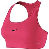 NIKE Women's Victory Compression Sports Bra, Racer Pink/Black, Medium