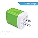 USB Charging Block, 3.1A 3 Ports USB Wall Charger Adapter Fast Charging Plug Cube for iPhone, iPad Pro Air Mini, LG, Samsung Galaxy Cell Phone Box Base USB AC Power Adapter Cargador Carro Brick Plug