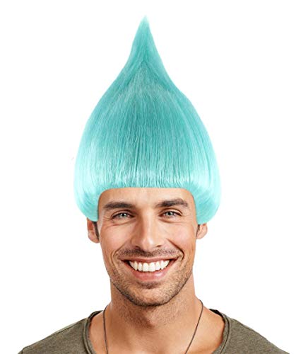 Troll Wig, Light Blue Adult HM-079