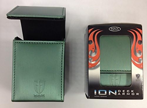 Max Pro ION DECK BOX METALLIC GREEN for Standard Gaming Size Cards
