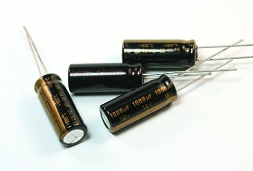 (#11) 12pcs Panasonic FC 1000uF 16v Radial Electrolytic Capacitor