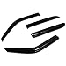 Auto Dynasty Compatible with Ford F-150 Super Crew Cab 10th Gen 4pcs Tape-On Window Visor Deflector Rain Guard