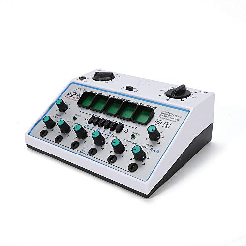KWD808-I Stimulator Machine 50Hz Electric Acupuncture Stimulator Massager Machine 6 Channels Outputs Patch Massager Care Device 100-240V Pulse Electrotherapy Acupuncture Instrument