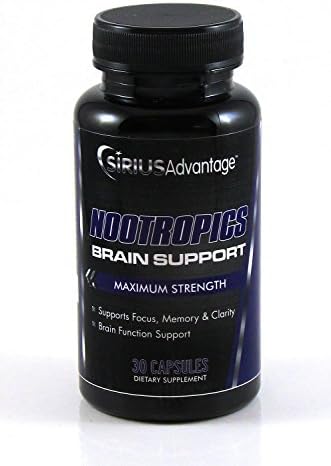 Nootropics Brain Supplement - Brain Booster Supports Focus, Memory, and Clarity - Sirius Advantage Supplements
