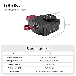 SmallRig Mini V Mount Battery Plate for DJI RS 3