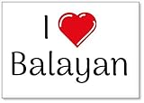 I Love Balayan, fridge magnet