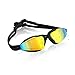 Vaincre Premium Swim Goggles For Men, Women & Teenagers - Adult Swimming Goggles - Anti-Leak, Anti-Fog & UV Protection Lens - Modern Unisex Design - Blue Or Black Color Available (Black)