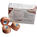 3M Micropore Medical Tape - Tan - 1in x 10 yds - 120 Each / Case