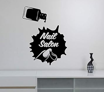 Buy Lyoman Nail Salon Window Sticker Vinyl Decal Manicure Fashion