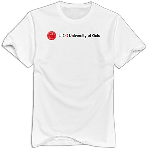 ZHAOWAN White XX-Large University Of Oslo Unique Mens Personalised Custom T-shirts