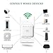 WiFi Range Extender,FiveHome 300Mbps 2.4G High Speed WiFi Booster Repeater Extends WiFi to Smart Home & Alexa Devices, 2X2 MU-MIMO, Easy Set up (fw-ac300)