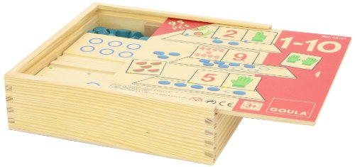 Goula Holzspiel ""Zahlen 1 bis 10""