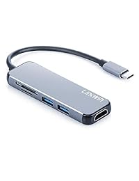 Linkwin - Adaptador USB tipo C para concentrador de puertos Thunderbolt 3, adaptador multipuerto a HDMI con puertos USB 3.0