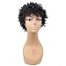 Short Wigs for Black Women Black Short Synthetic Full Wigs None Lace Front Wig Cosplay Perruque Women Afro Kinky Curly Wigs Cosplay (Natural Black)