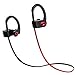 Mpow Flame [Updated] Bluetooth Headphones, Bassup Technology HiFi Stereo in-Ear Wireless Earbuds, Waterproof IPX7 Earphones w/Mic, Case, 7-9 Hrs Playing Time, CVC6.0 Noise Cancelling Headsets, Red