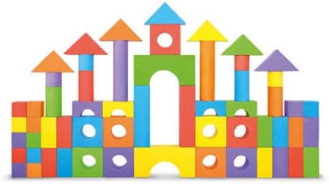 Imaginarium Foam Building Blocks - 100-Piece