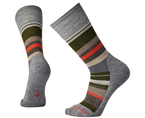 Smartwool Men's Saturnsphere Socks (Light Gray Heather/Loden) Large