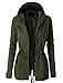 LE3NO Womens Military Anorak Safari Jacket