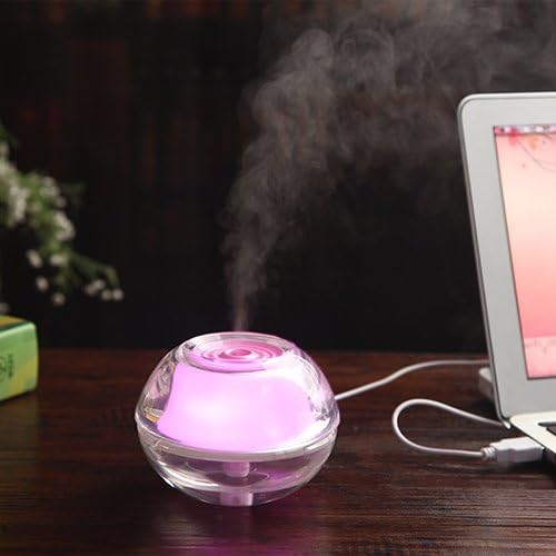 New Multi-fun Cool Mist Humidifier Ultrasonic Humidifier USB Small Portable Mini Humidifier Multi Use for Travel | Best Cool & Warm Mist Humidifier for Sinus Infection, Dry Sinuses, Nose, Throat