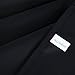 Deconovo Black Thermal Insulated Blackout Panel Curtains 52 by 84 Inch,1 Panel