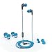 JLab Audio JBudsPRO Premium in-ear Earbuds with Mic, Guaranteed Fit, GUARANTEED FOR LIFE - Blue