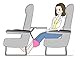 SmartTravel Portable Travel Footrest for Airplane