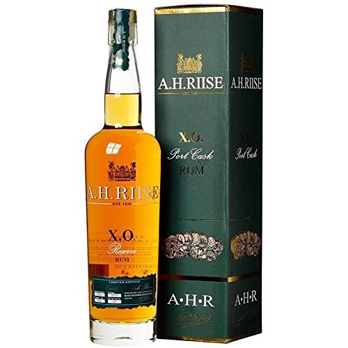 A.H. RIISE - X.O. Rum Port Cask - 700ml - BOX - Virgin Islands - DE