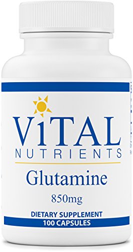 Vital Nutrients - Glutamine 850 mg - Gastrointestinal and Immune Support - 100 Capsules