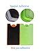 10pcs Mix Color Universal Silicone Stick on Credit Card Holder with Phone Stand - Fits Apple iPhone 6, 6 Plus, 5s, 5, 4,Sony Xperia Z3, Samsung Galaxy S5, S4, S3, Note 3, 2, 1, iPod Touch