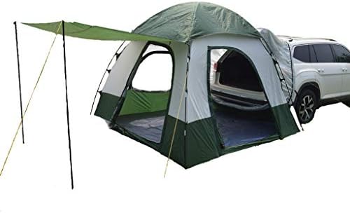 LYJNBB SUV Tent Camping Car Tail,4-6 people Double layer Fold Windproof and 3000mm waterproof Breathable Portable Suitable for Fishing Hiking/Caving Picnic Traveling