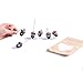 Creativity Street AC3437-02 Peel and Stick Wiggle Eyes, Black, 60 Piece (Pack of 1)