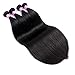 FQ Peruvian Straight Human Hair 4 Bundles with Closure(24 26 28 30+20) Middle Part 10A Unprocessed Virgin Human Hair Bundles with Lace Closure Straight Hair Weave Bundles with Closure 5 Bundle Deals