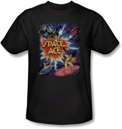 Space Ace Men's Blast T-Shirt Black Large