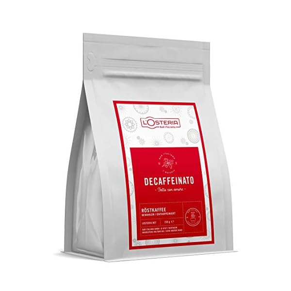 ORIGINAL L'Osteria- Decaffeinato Espresso, Entkoffeiniert, Barista koffeinfreier Espresso aus unserem Restaurant…