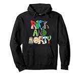 Rick and Morty Illustrated Logo Pullover Hoodie