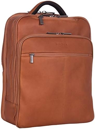 Kenneth Cole Reaction Manhattan Full-Grain Colombian Leather Laptop Backpack Slim Travel Computer & Tablet Bookbag, Cognac, 16" 10 Kenneth Cole Reaction Manhattan Full-Grain Colombian Leather Laptop Backpack Slim Travel Computer & Tablet Bookbag, Cognac, 16"