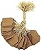 100 pcs Kraft Gift Marking Tags Price Labels Display Tags Strung for Crafts & Gifts. Personalize & Price Your Merchandise (1 1/4