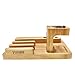 YOOSIDE for Garmin Fenix 6/Fenix 5/Fenix 5X/5S Charger Charging Dock Stand,Bamboo Wooden Desk Charger Station Organizer for Garmin Fenix Samrtwatch,Pixel,Tablet(Include Charging USB Cable)(Wood)
