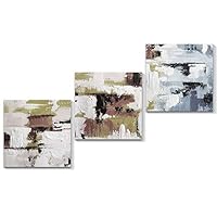 3 Piece Canvas Wall Art Abstract Color Canvas Prints Home Artwork Decoration for Living Room,Bedroom - 12