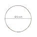 EBOOT 5 Pcs Metal Rings Hoops Macrame Rings for Dream Catcher and Crafts Supplies Gold Floral Wreath Macrame Hoops for Wedding DIY Wall Hanging Craft(5 Inch)