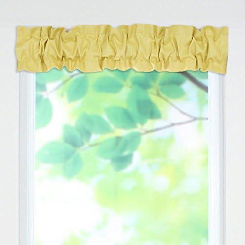 Brite Ideas Living Circa Solid Pina Sleeve Topper Valance