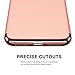 RANVOO iPhone 7 Case, Slim Fit Thin Hard Stylish Cover 3 in 1 Detachable Case, Rose Gold, [Clip-ON Series]