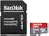 SanDisk Ultra 64GB microSDXC UHS-I Card with Adapter, Grey/Red, Standard Packaging (SDSQUNC-064G-GN6MA)