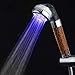 Fitiger Three-color LED Temperature Control Handheld Shower Head FI-A23,Intelligent Control,No Batteries ever Needed