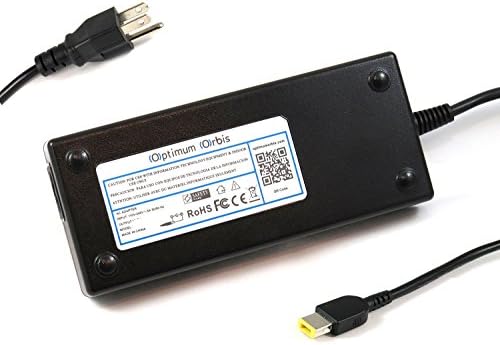 Optimum Orbis AC Adapter for Lenovo Y50, Y70 IdeaPad Z710: Y50-70 59425943, 59421863, 59425944, 59421810, 59421855, 59418222, 59426255, 59421830, 59421859; Y70-70 80DU0033US, 80DU000HUS, 80DU000NUS, 80DU0034US UHD Touch Z710 59406361, 59387520, 59433087 Notebook Power Supply Cord