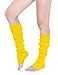 v28 Long Leg Warmer, Women’s Men 80s Party Ribbed Knit Dance Sports