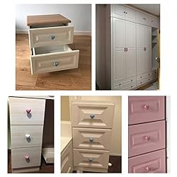 White Ceramic Cabinet Handles Drawer Pulls Knobs